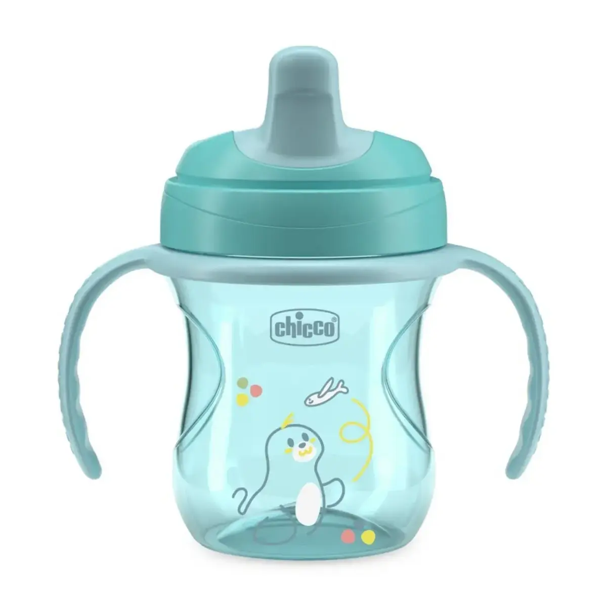 Chicco Yarı Yumuşak Uçlu Alıştırma Bardağı 6+ Ay Erkek Yeni
