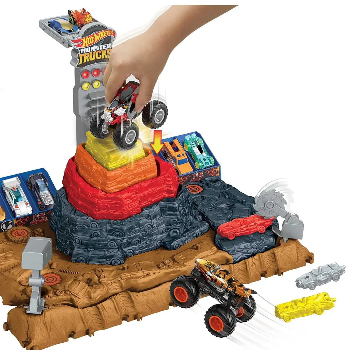 Hot Wheels Monster Trucks Muhteşem Çarpışma Arenası