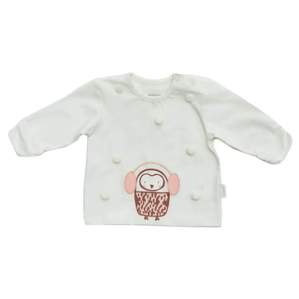 Andy Wawa T-Shirt Street Style Ekru