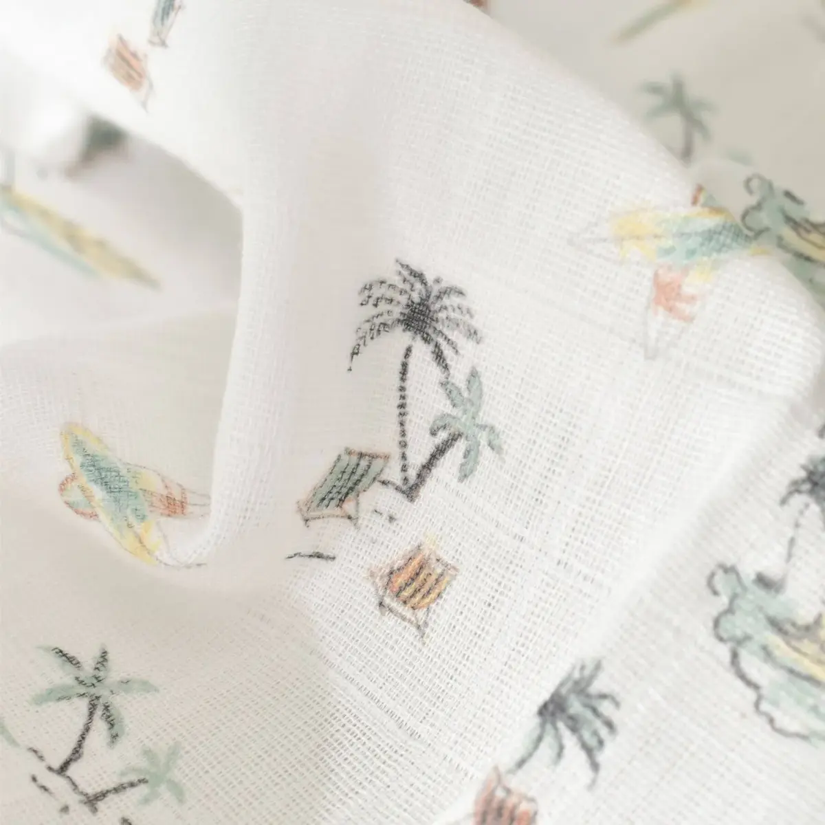 Bibaby Müslin Battaniye Palm Ekru