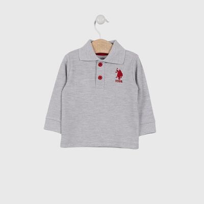 U.S. Polo Sweatshirt Gri Melanj