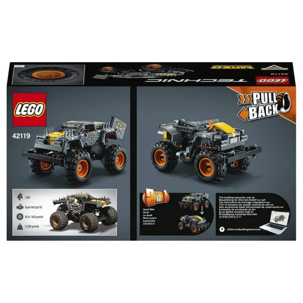 LEGO Technic Monster Jam Max-D 42119