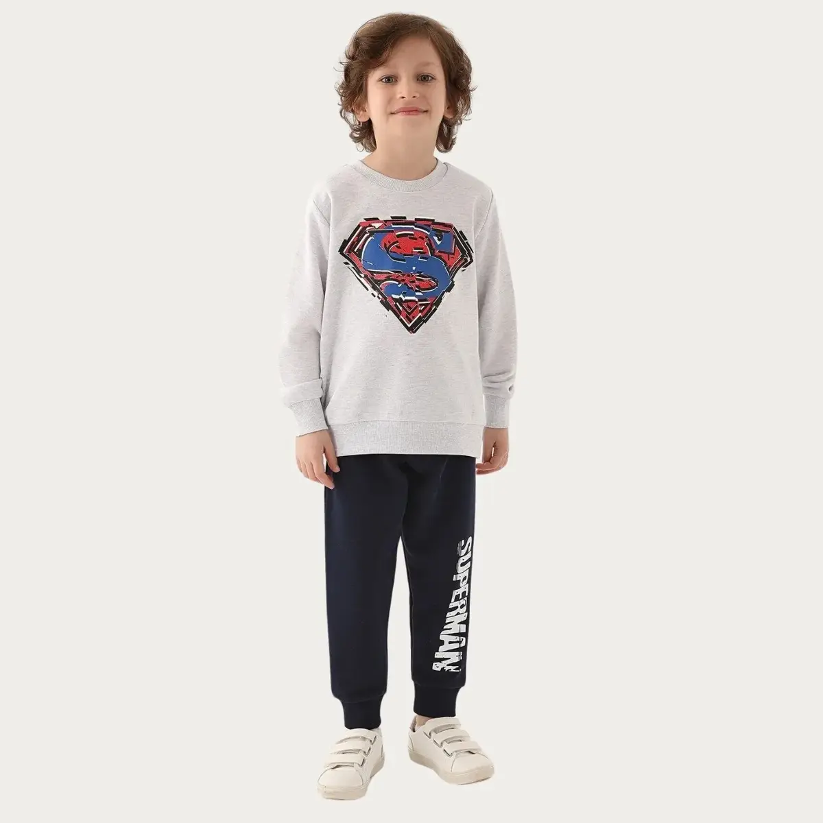 Superman Eşofman Takımı Kar Melanj
