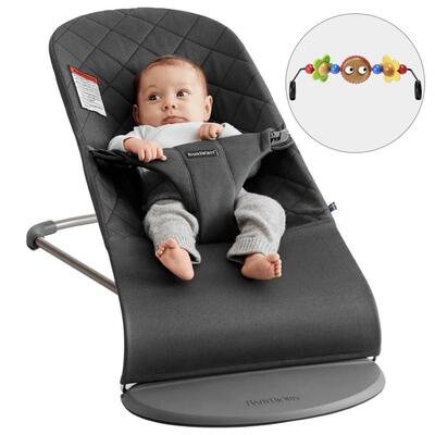 Babybjörn Balance Bliss Ana Kucağı Cotton Oyuncaklı Anthracite