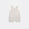 Bibaby Salopet Tulum Stripe Sytle Bej - Mavi