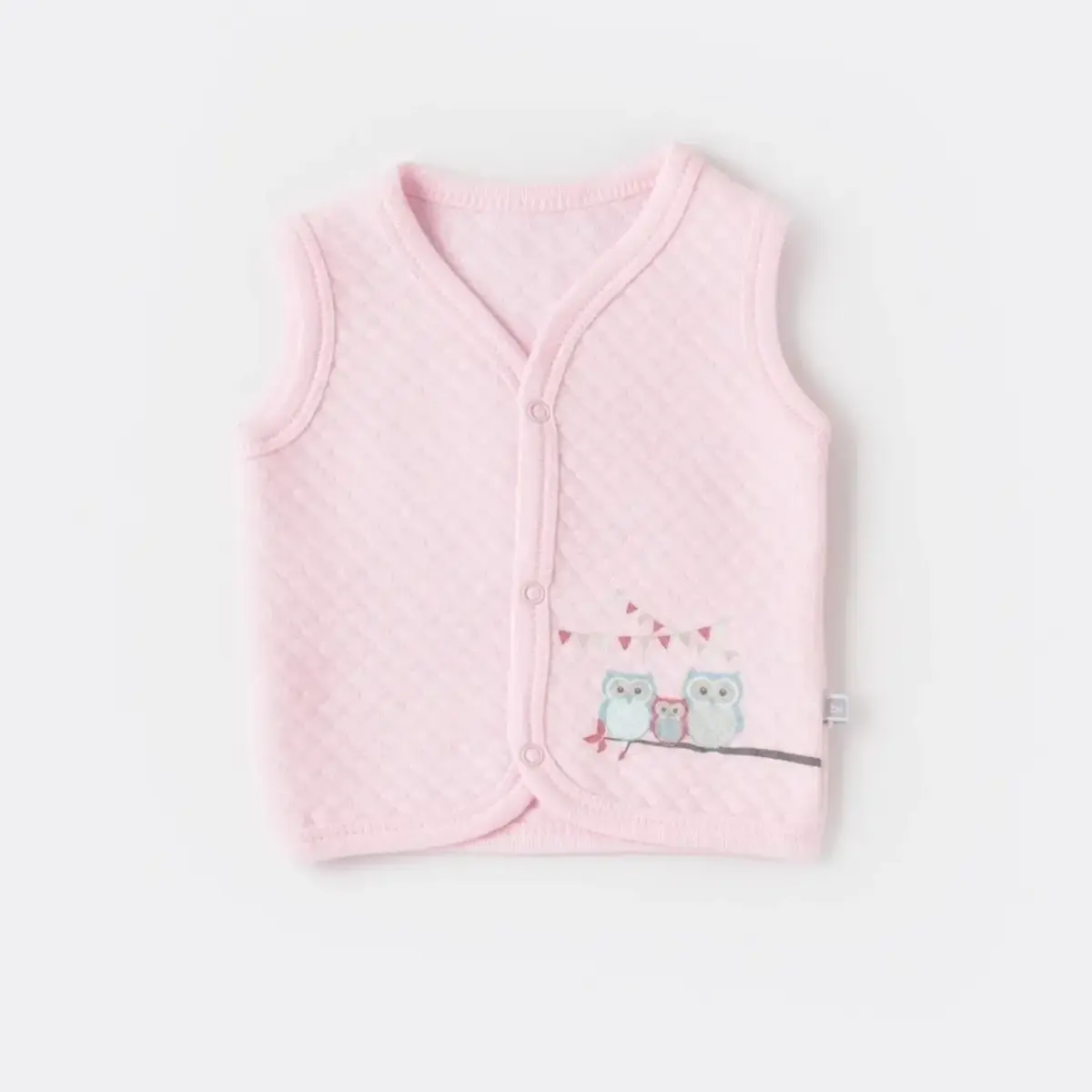 Bibaby Yelek Kapitone Smile Colors Pembe
