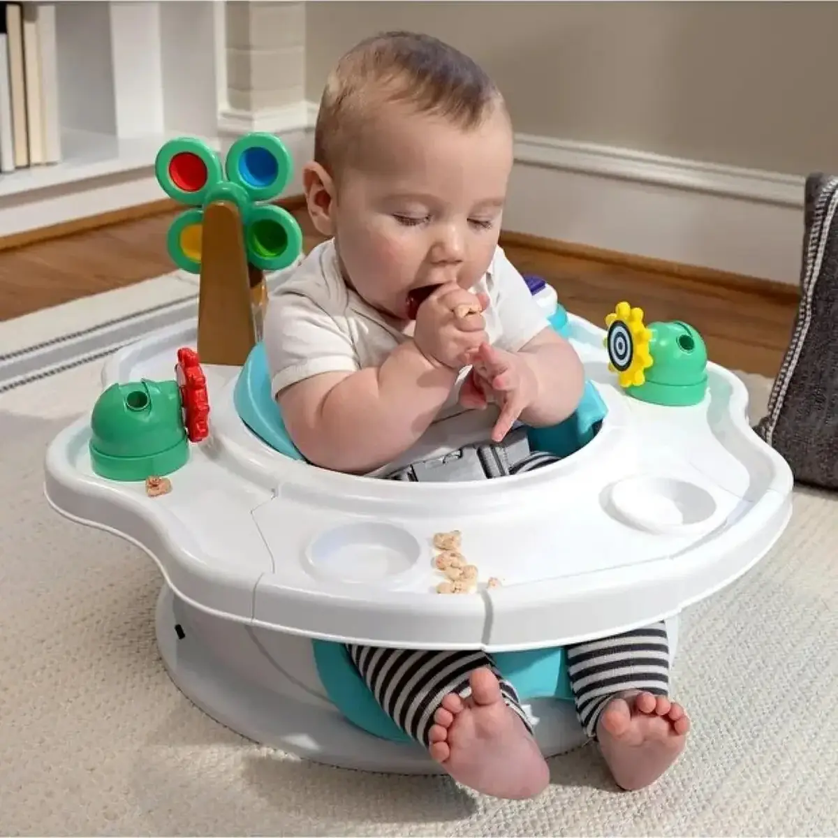Baby Einstein SuperSeat Touch of Tunes 3 in 1 Portatif Mama Sandalyesi Beyaz