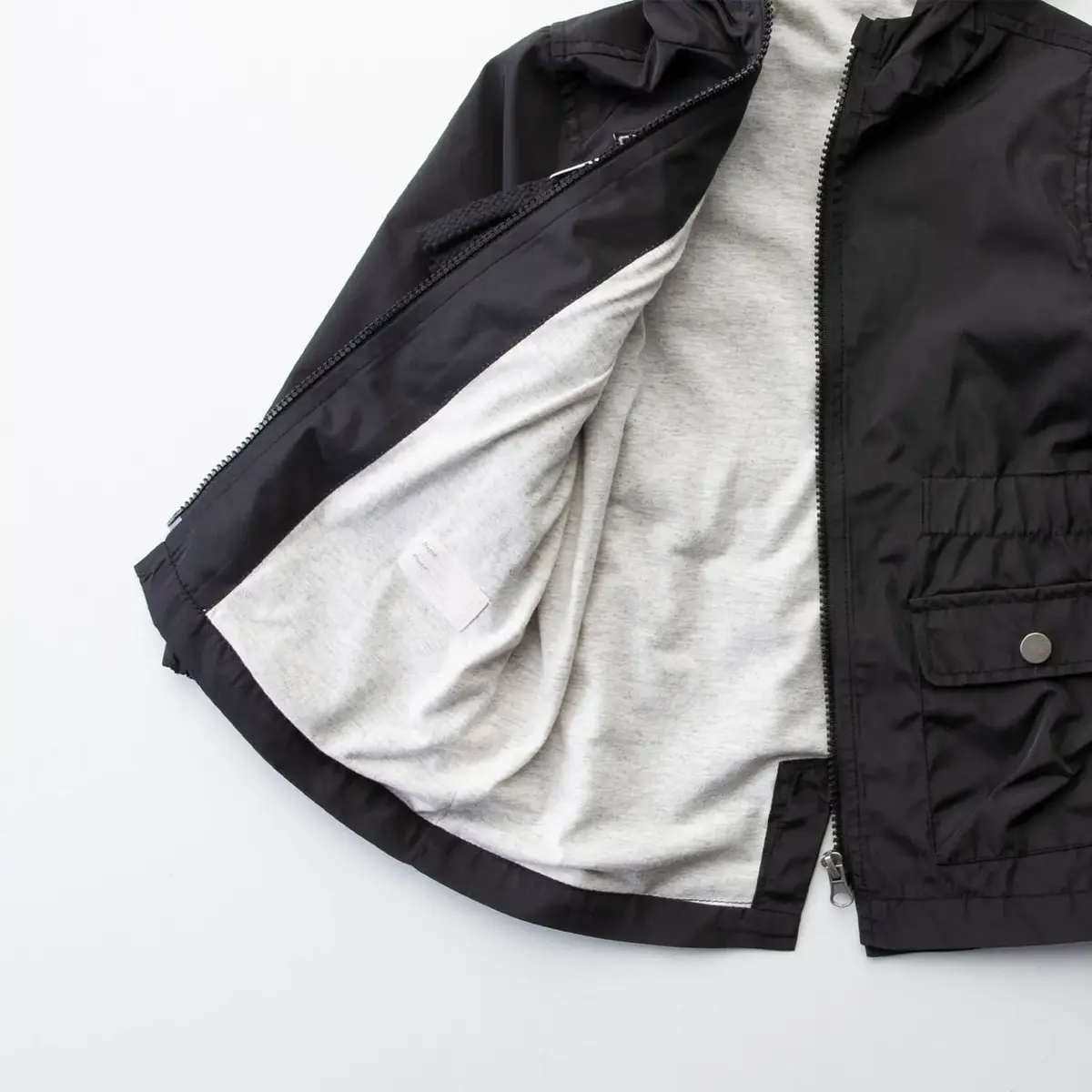 Midimod Yağmurluk Ponponlu Siyah