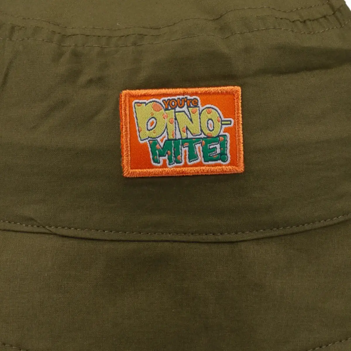 Kitti Şapka Fötr Dino Etiketli 1-3Yaş Haki Asortili