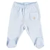 Bibaby Organik Pantolon Patikli Basic Mavi