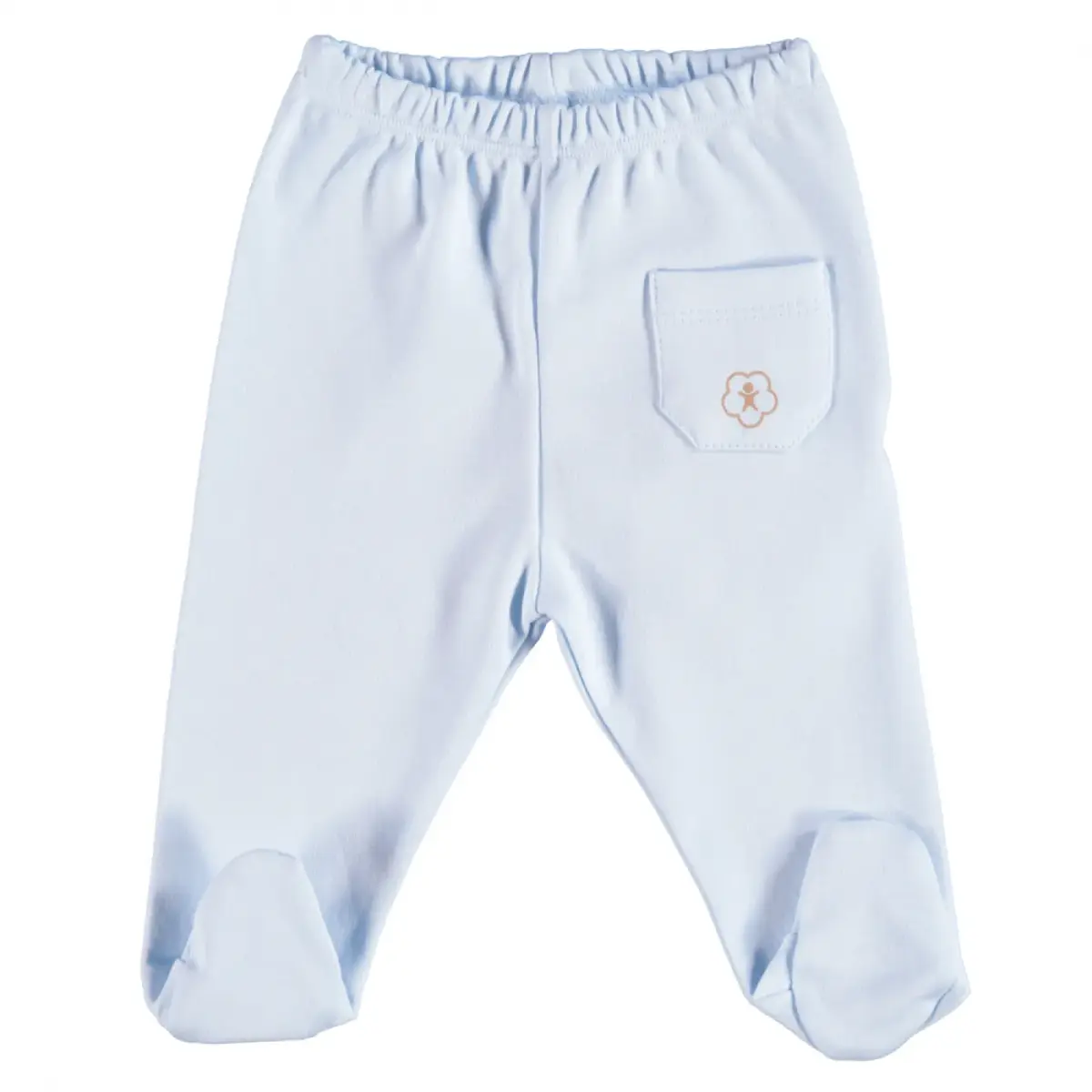 Bibaby Organik Pantolon Patikli Basic Mavi Bibaby Organik Pantolon Patikli Basic Mavi