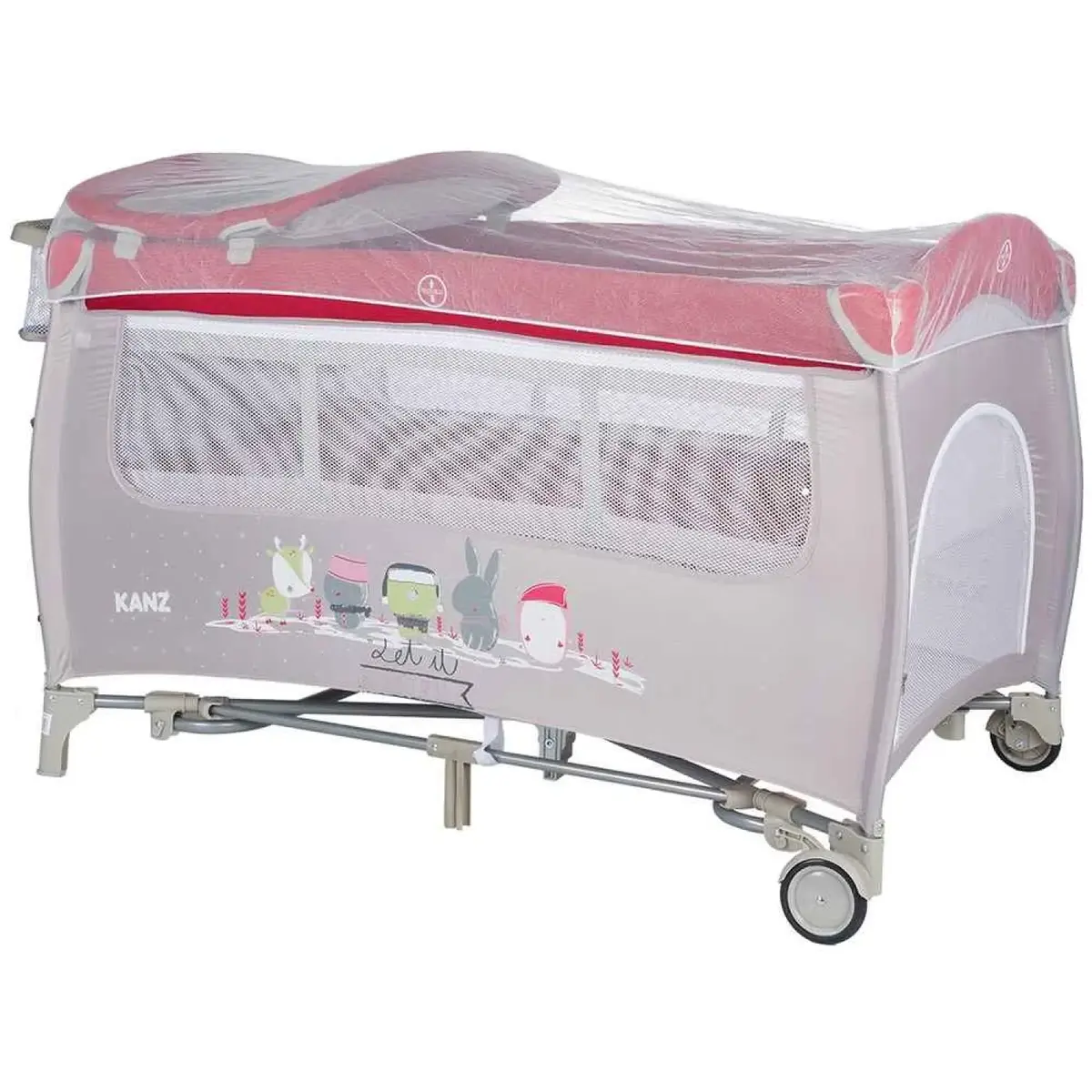 Kanz Pretty Oyun Parkı Yeni 70x120 cm Kırmızı