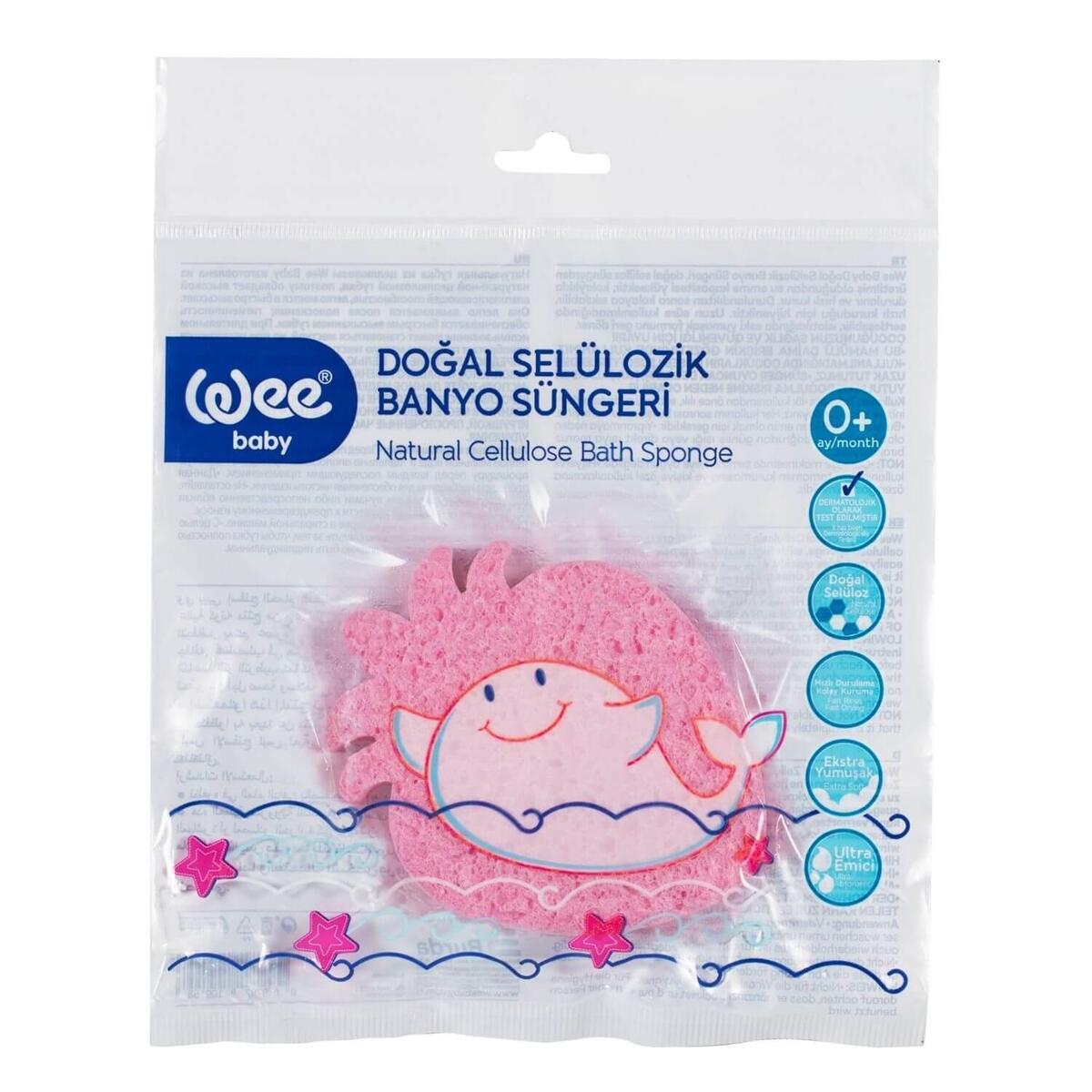 Wee Baby Doğal Selülozik Bebek Banyo Süngeri