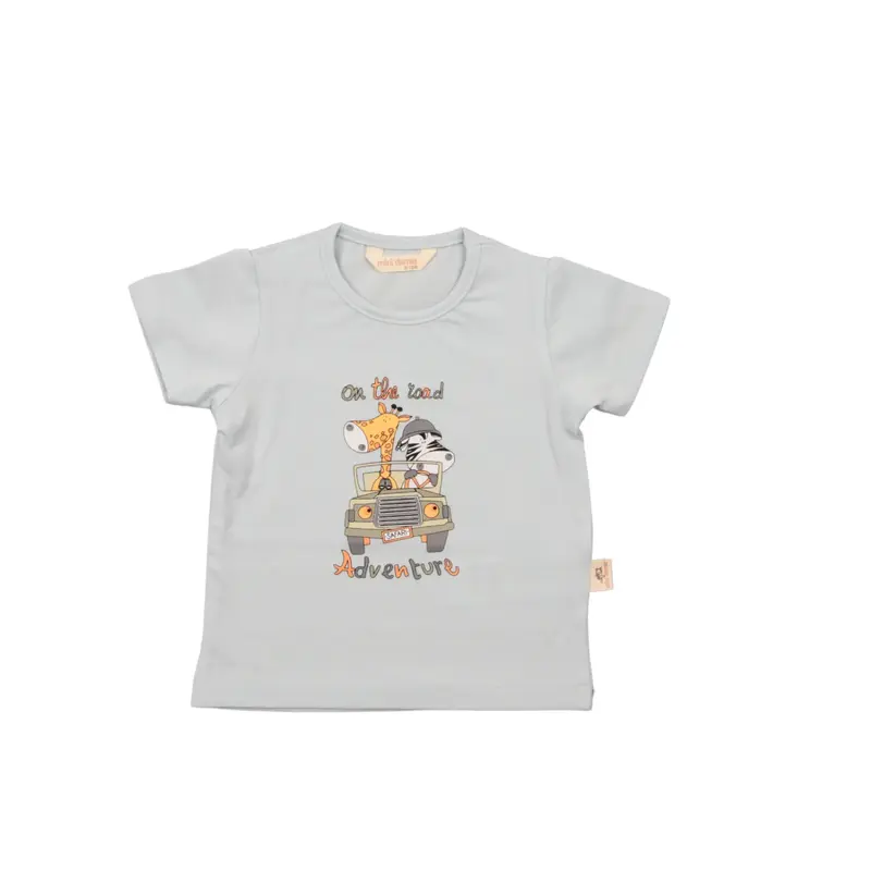 Mini Damla T-Shirt Safari Mint