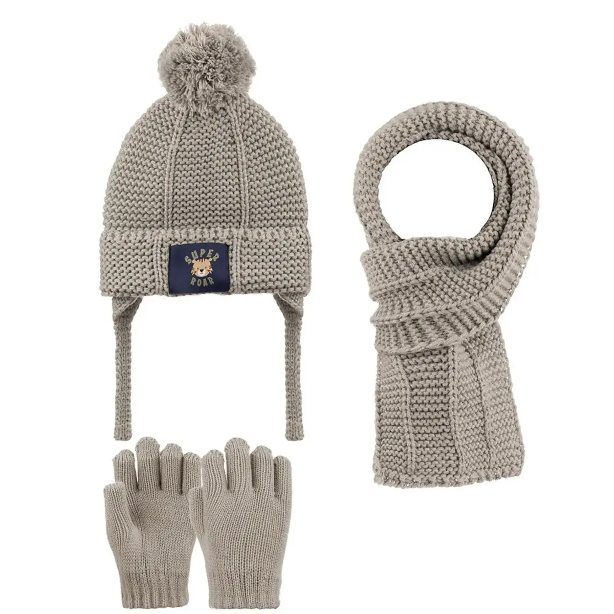 Kitti Eldiven Atkı Bere Takım 1-4 Yaş Duman Asortili