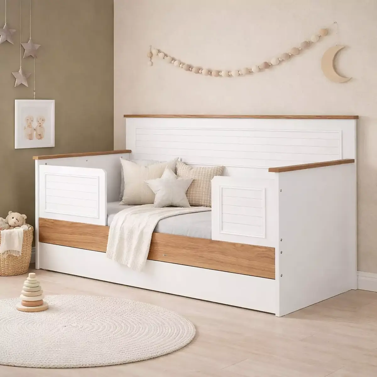 Tiffany Line Montessori Karyola 90x190 Naturel