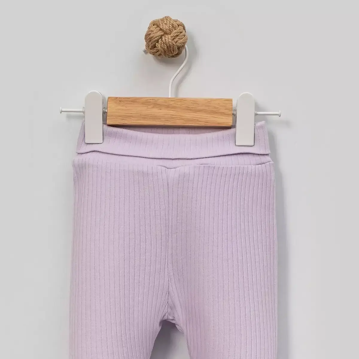 Angeltouch Pantolon Patikli Raporlu Lila