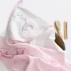 Bibaby Havlu Takımı Müslin Pretty Rabbit Pembe