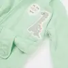 Bibaby Bornoz Takımı Little Rabbit Dino Yeşil