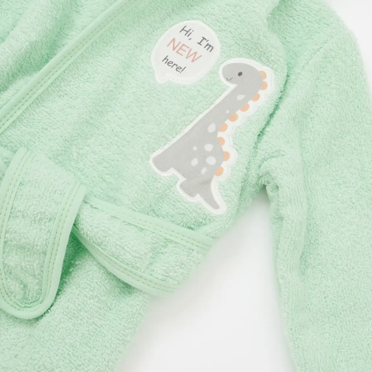 Bibaby Bornoz Takımı Little Rabbit Dino Yeşil