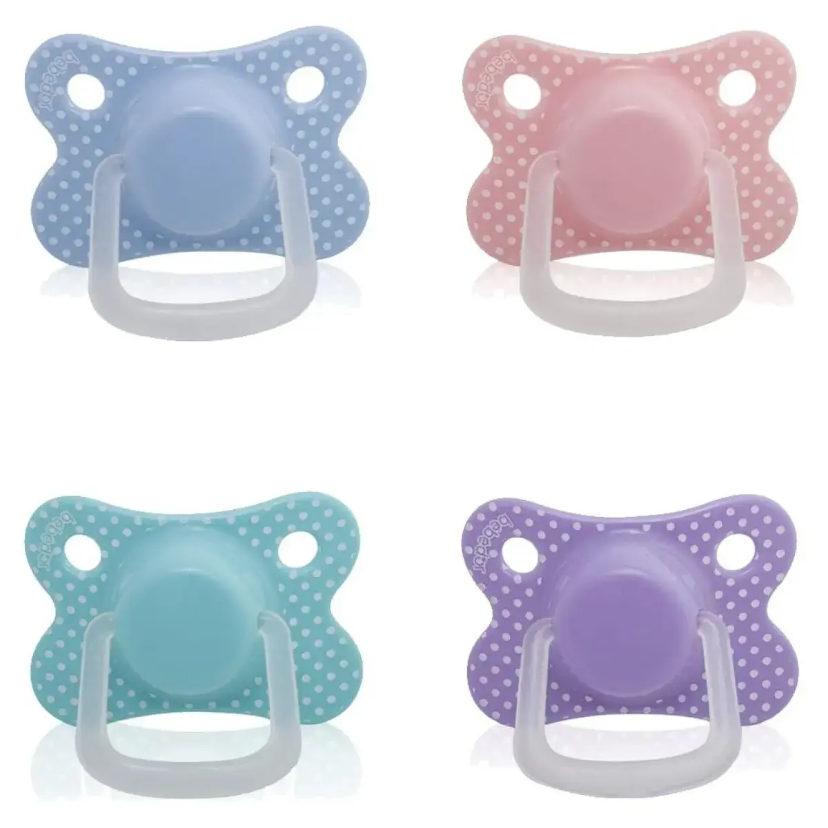 Bebedor Retro Yassı Silikon Emzik 0+ Ay