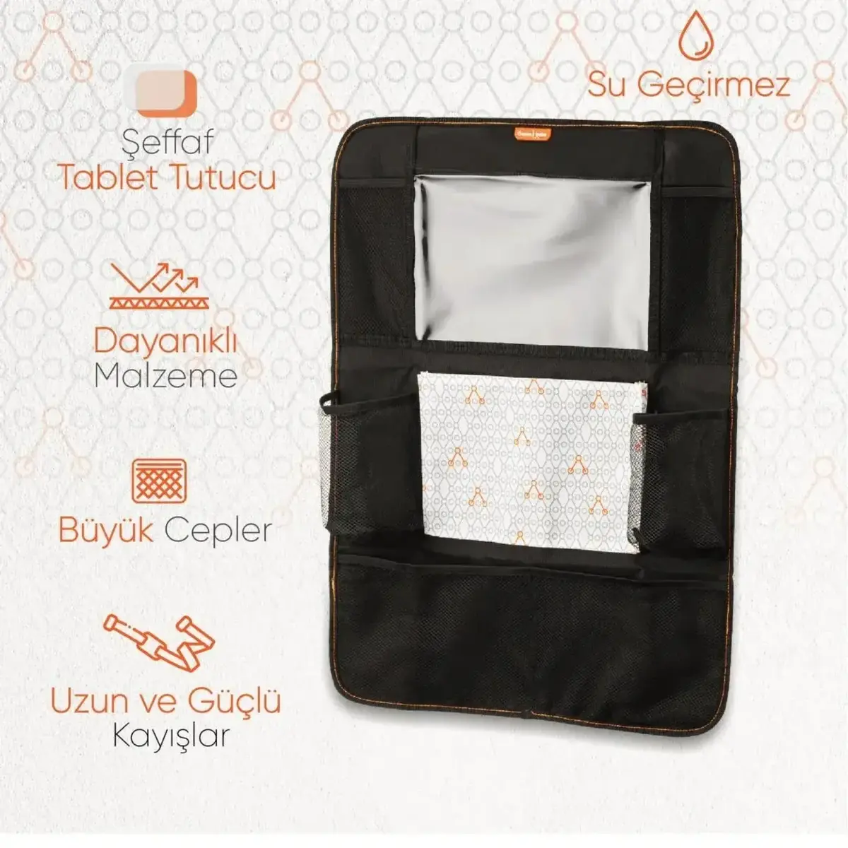 Gezenbebe Araba İçin Tablet Düzenleyici