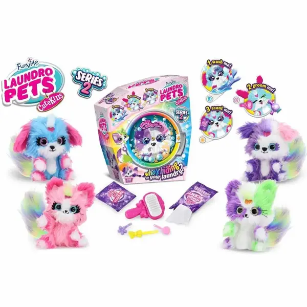 Cutekins Laundro Pets Sürpriz Peluş
