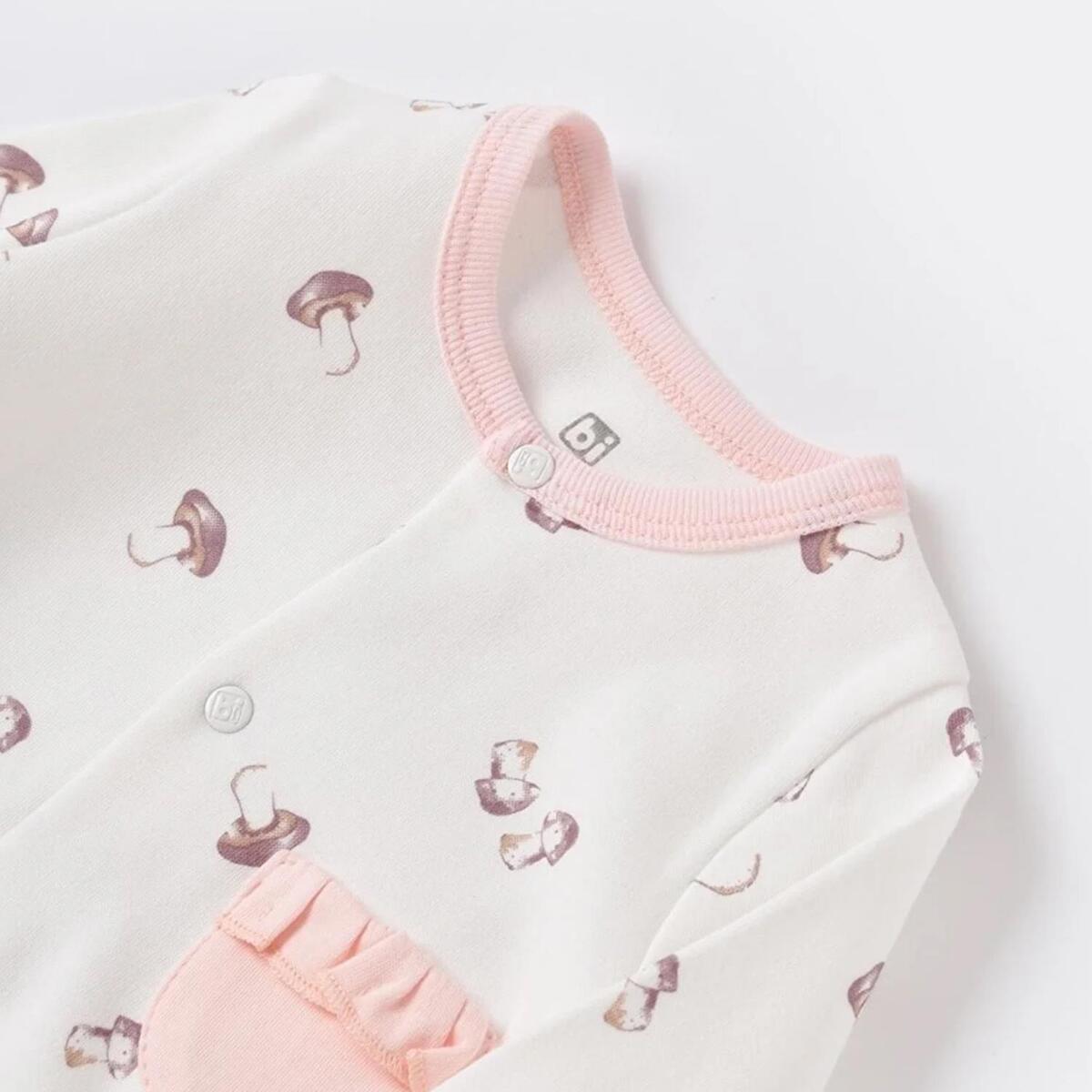 Bibaby Tulum Çoraptolon Bonny Mushroom Pembe