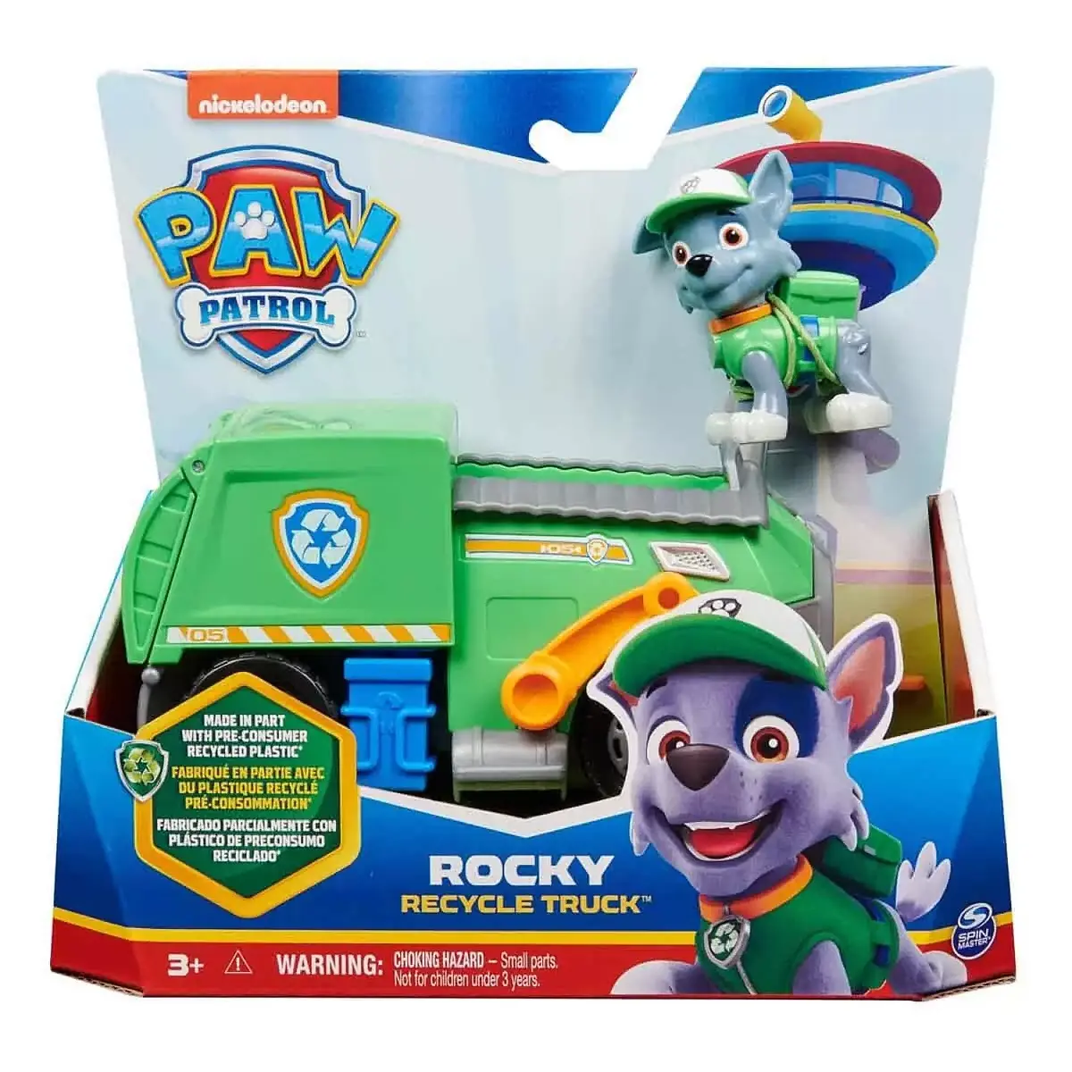 Paw Patrol Rocky ve Geri Dönüşüm Kamyonu