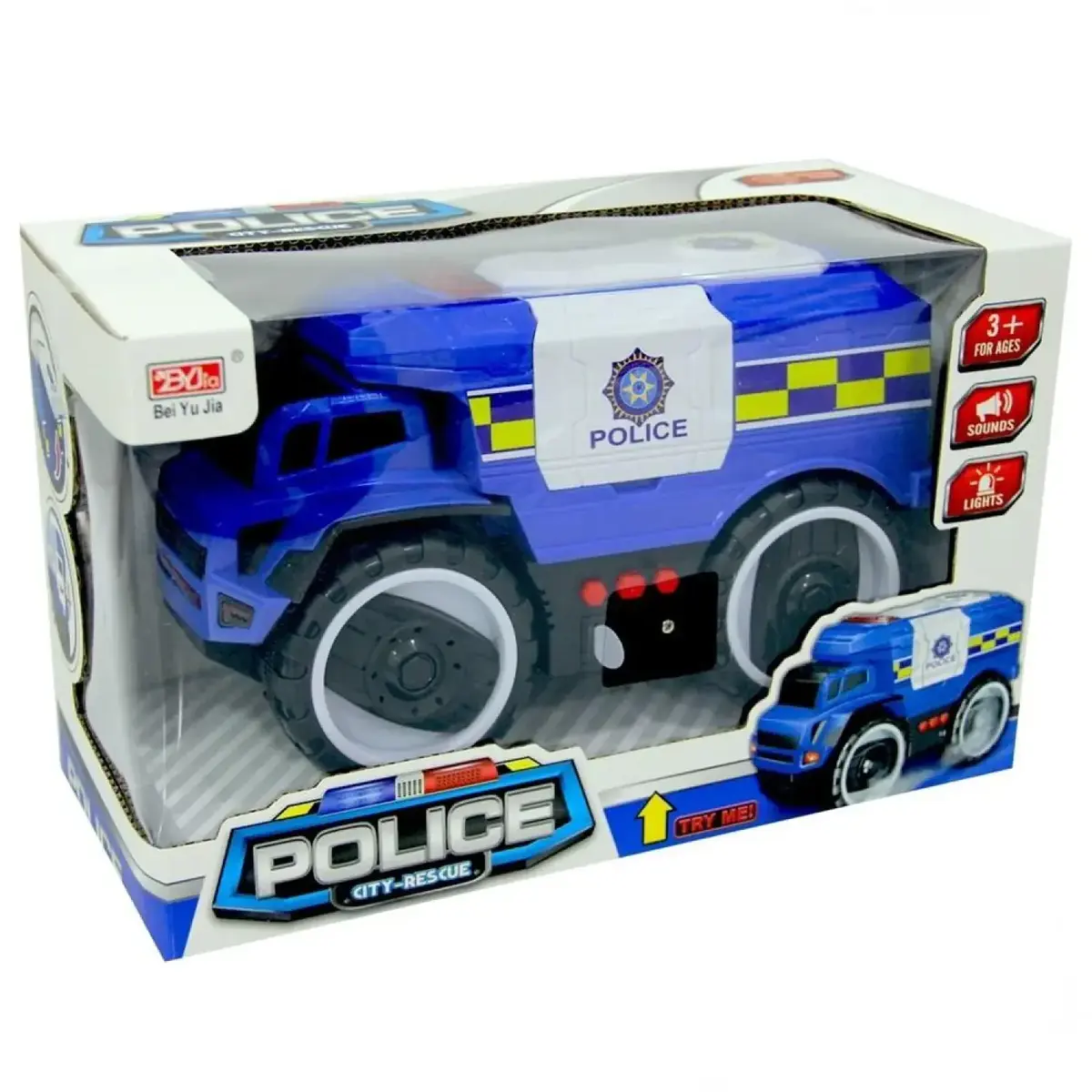 Sürtmeli Pilli ve Sesli Polis Arabası