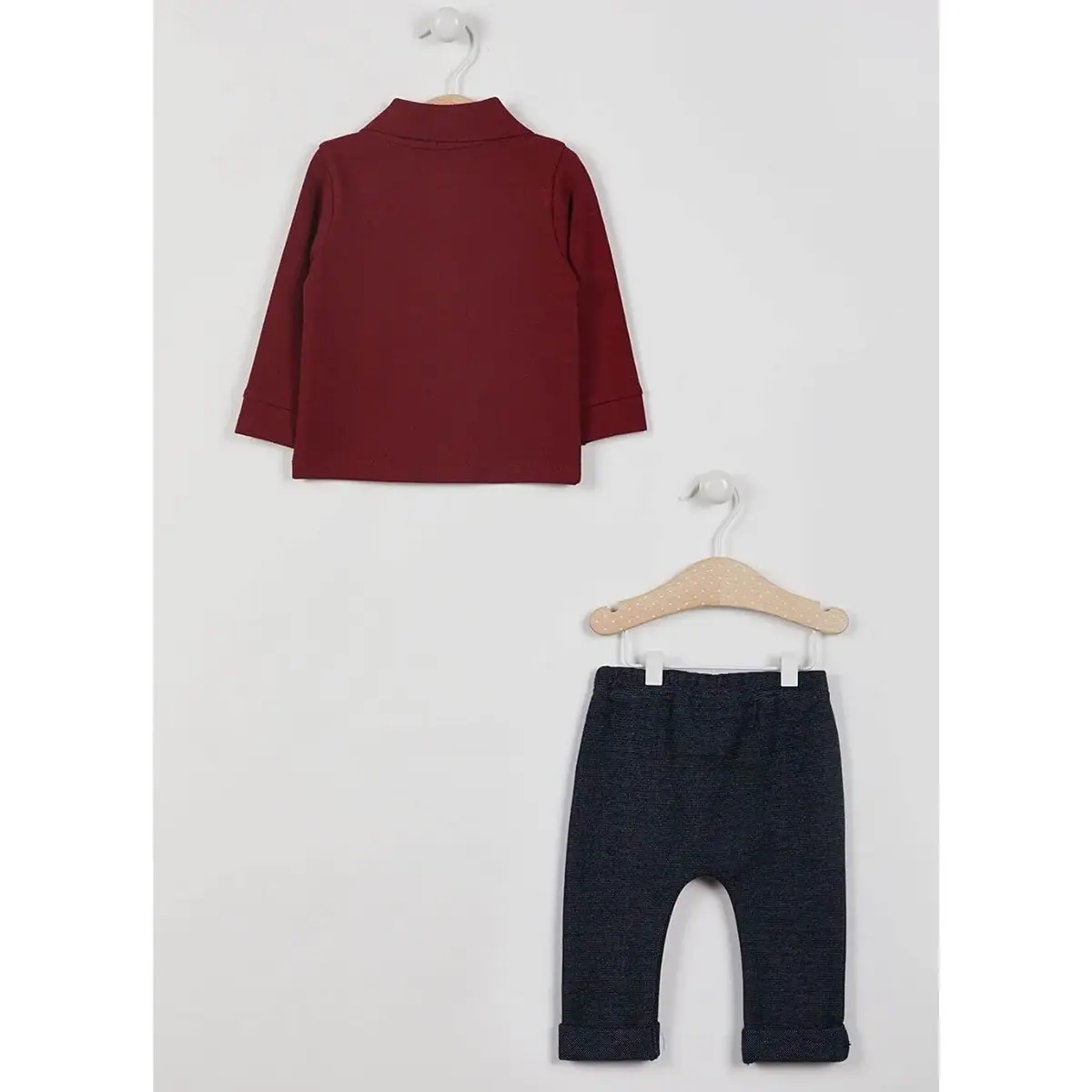 U.S Polo 2li Takım Bordo