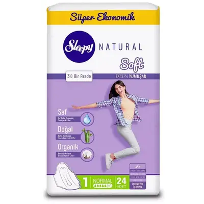 Sleepy Soft Süper Eco Hijyenik Ped Normal 24lü