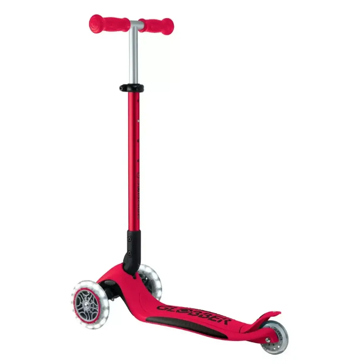 Globber Elite Deluxe Işıklı Scooter Kırmızı