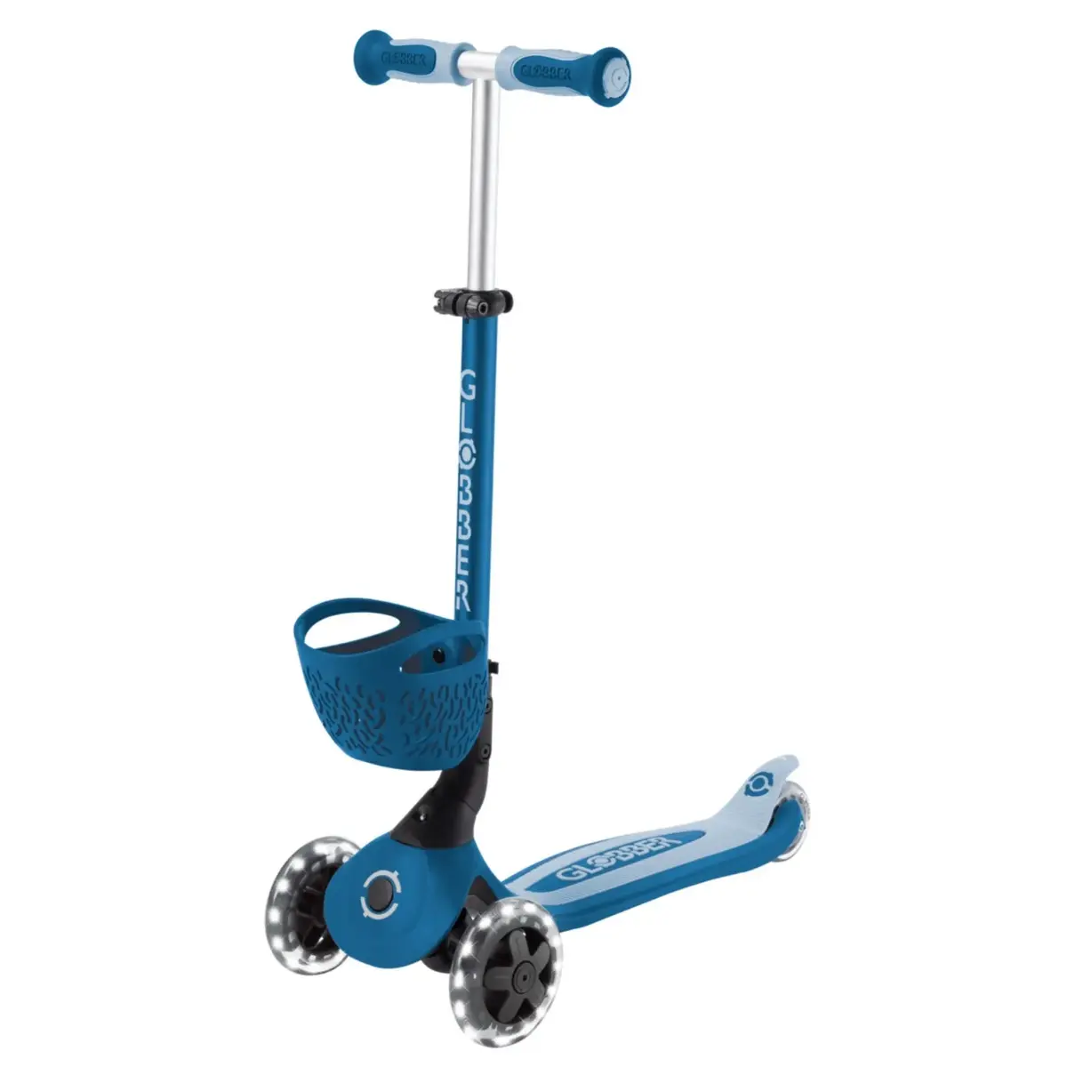 Globber Go Up Baby 360 Işıklı Scooter - Pastel Mavi