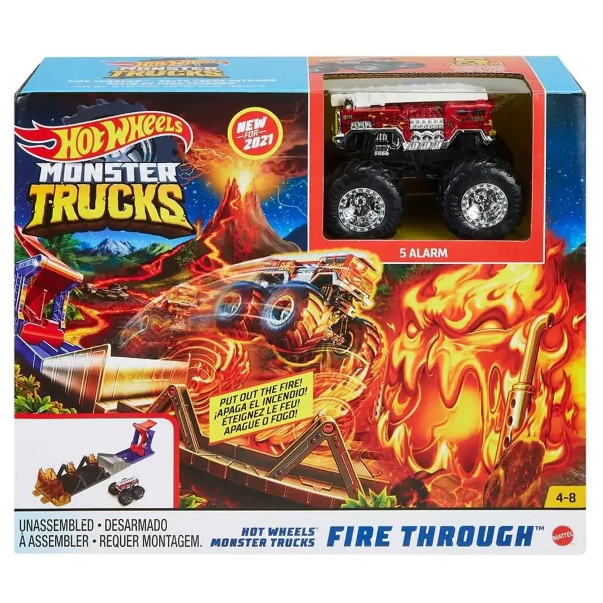Hot Wheels Monster Trucks Aksiyona Başlangıç Oyun Seti