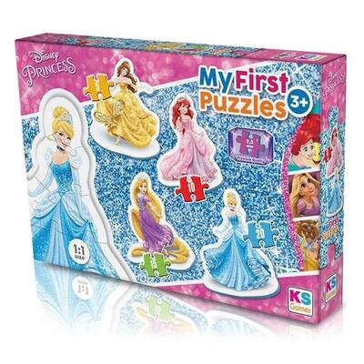 Ks Games Princess MyFirst Cut Out Puzzles 4in1