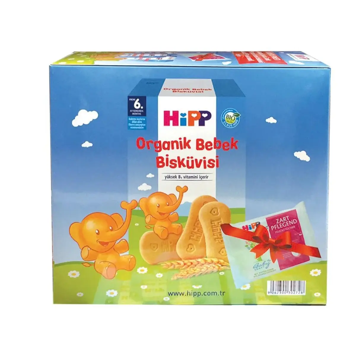 Hipp Organik Bebek Bisküvisi 3x150 gr