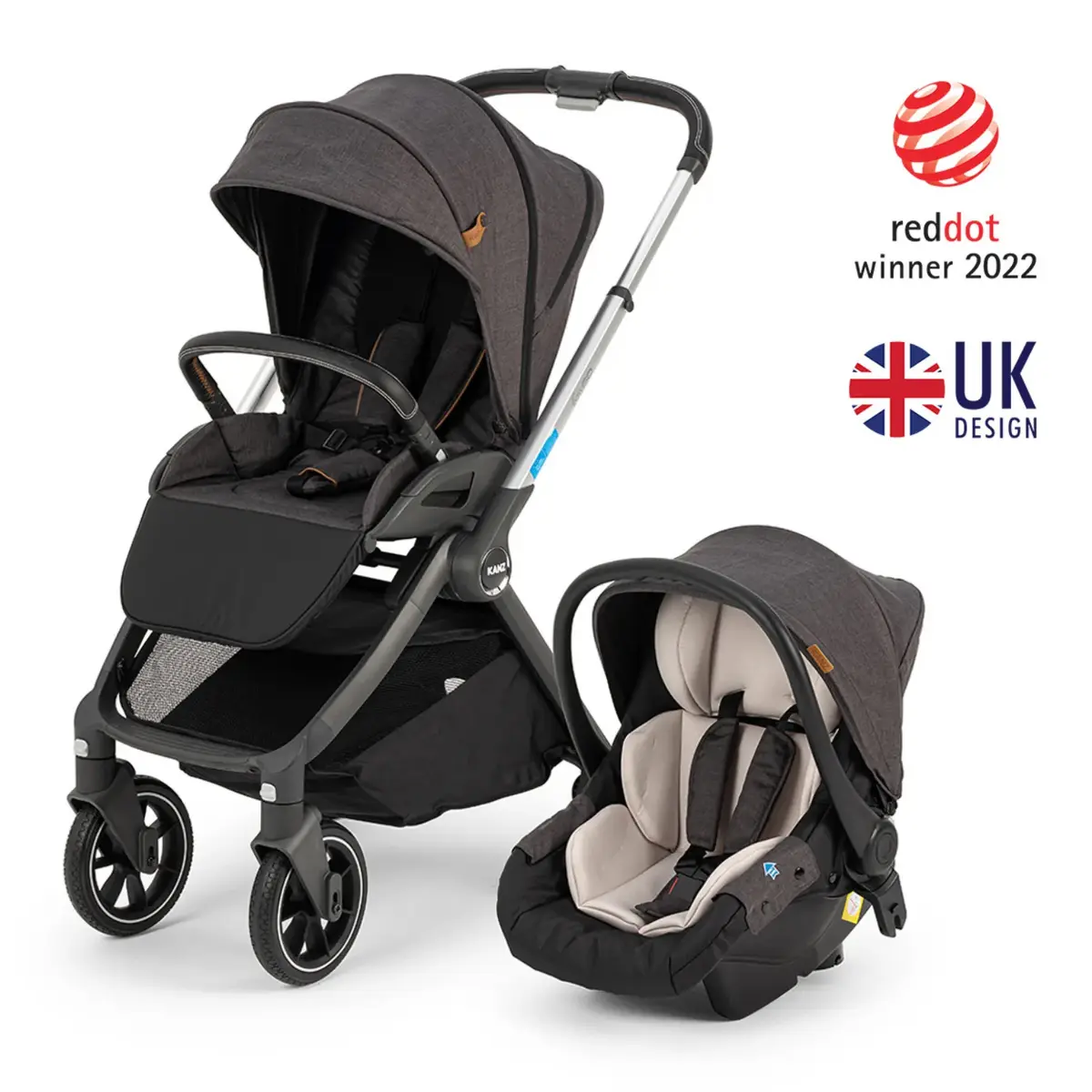 Kanz EasyGo Travel Sistem Bebek Arabası Siyah Kanz EasyGo Travel Sistem Bebek Arabası Siyah