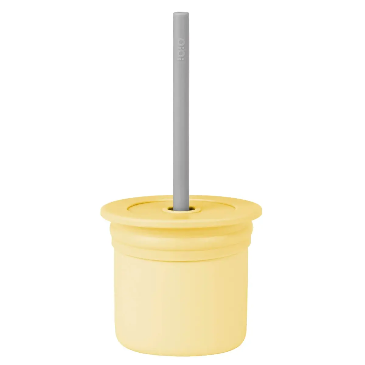 OiOi Ham+Hüp Atıştırma Seti 4lü Mellow Yellow - Powder Grey