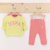 U.S. Polo 2li Takım Sweatshirt Bebe Sarı