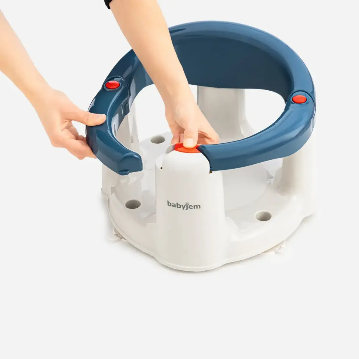 Babyjem Önden Açılır Bebek Banyo&Mama Oturağı İndigo Mavi