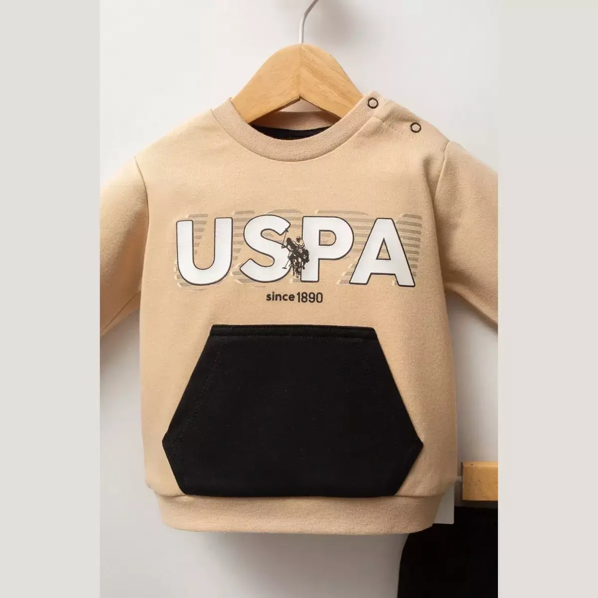 U.S. Polo 2li Takım Bej