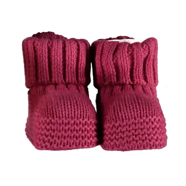 Bibaby Organik Patik Triko Colors Açık Fuşya