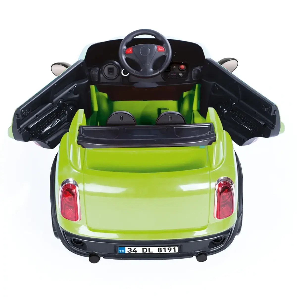 Dolu Ride on Akülü Araba 12 Volt Yeşil