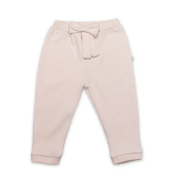 Bistyle Pantolon Patiksiz Grow in Love Pembe - Ekru