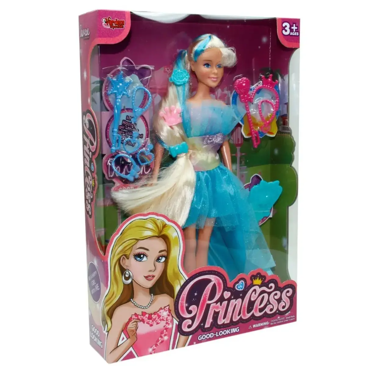 Vardem Kutulu Aksesuarlı Sihirli Moda Bebek 29 cm
