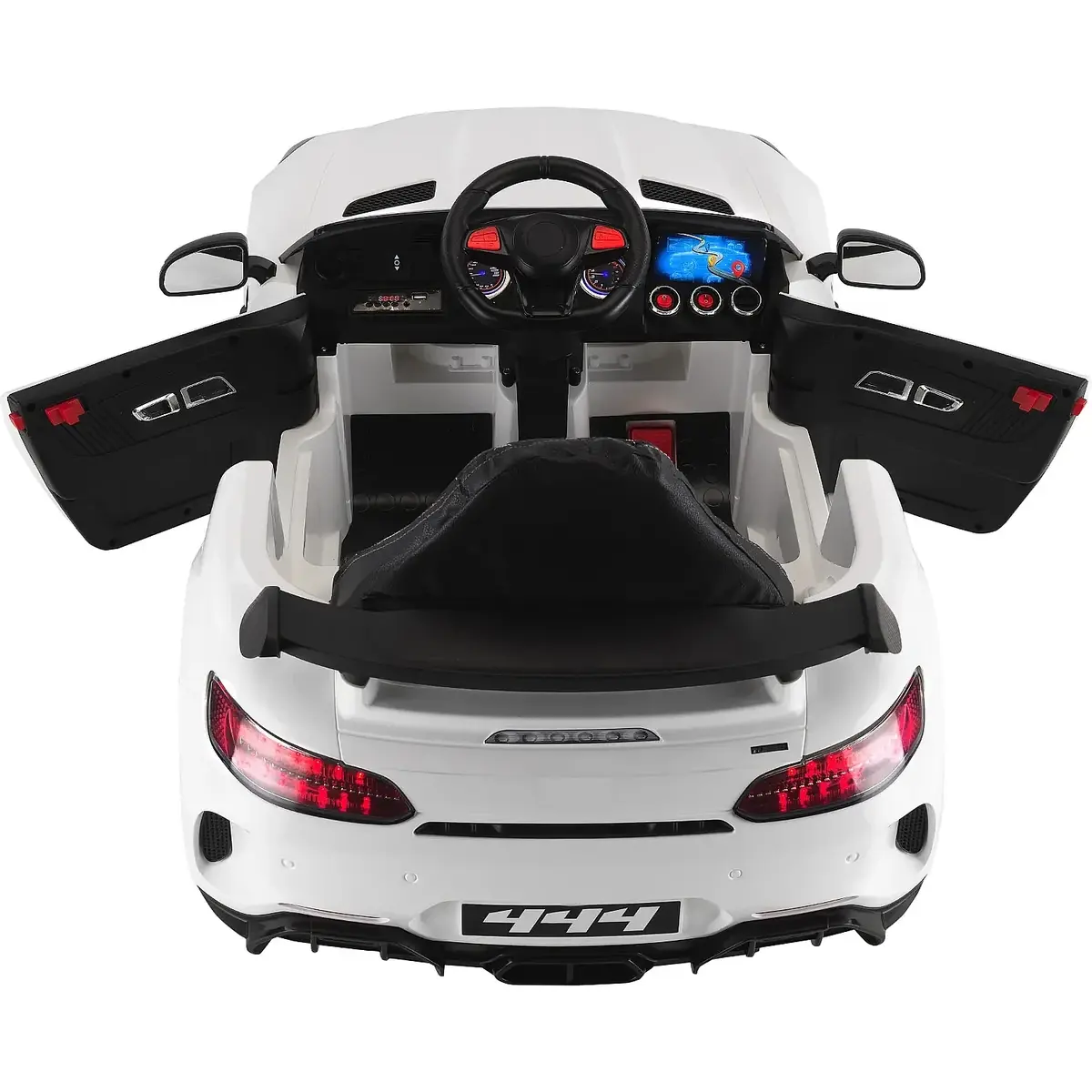 Babyhope 444 GTR Sport Akülü Araba Beyaz 12V