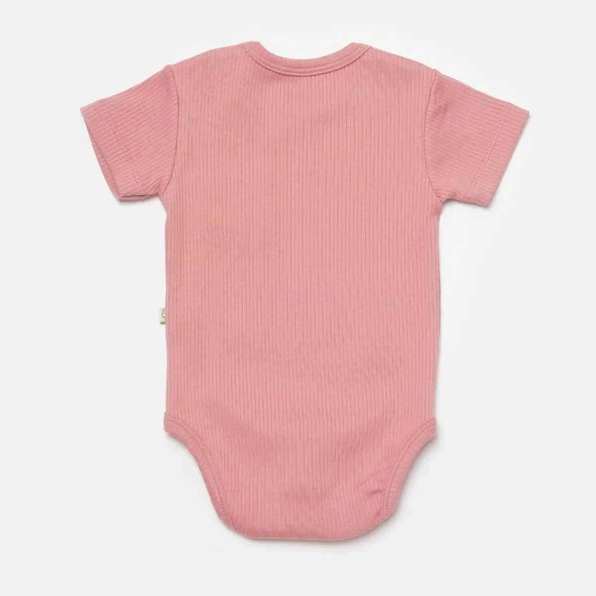 Bibaby Organik Body Kısa Kol Modal Nature Relax Coral