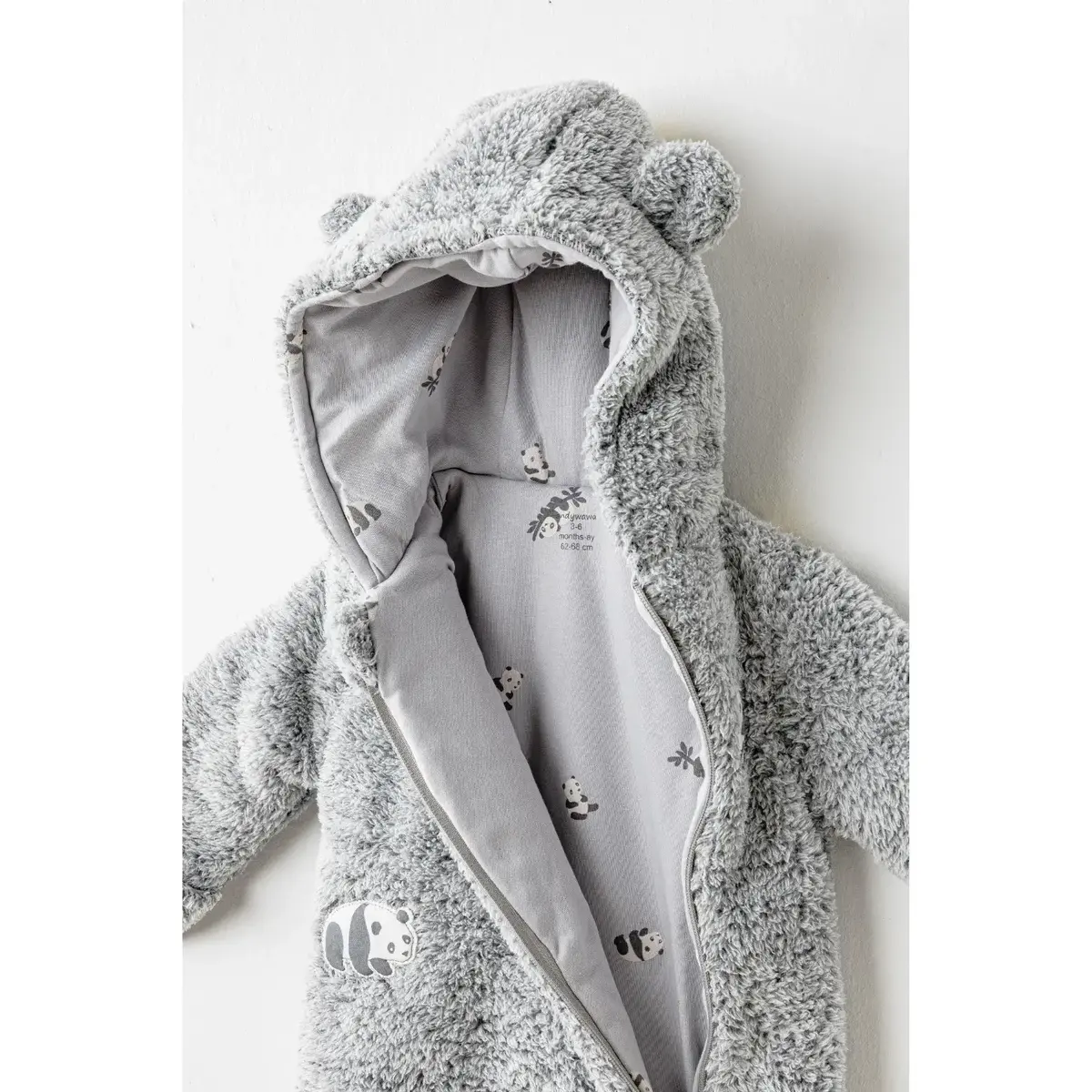 Andy Wawa Kozmonot Pramsuit Welsoft Keep Smiling Gri