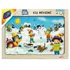 Play Wood Ahşap Tutmalı Puzzle Kış Mevsimi                                              